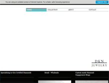 Tablet Screenshot of dknjewelry.com